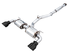 AWE Touring Edition Exhaust for Subaru BRZ / Toyota GR86 / Toyota 86 / Scion FR-S - Diamond Black Tips - Primary