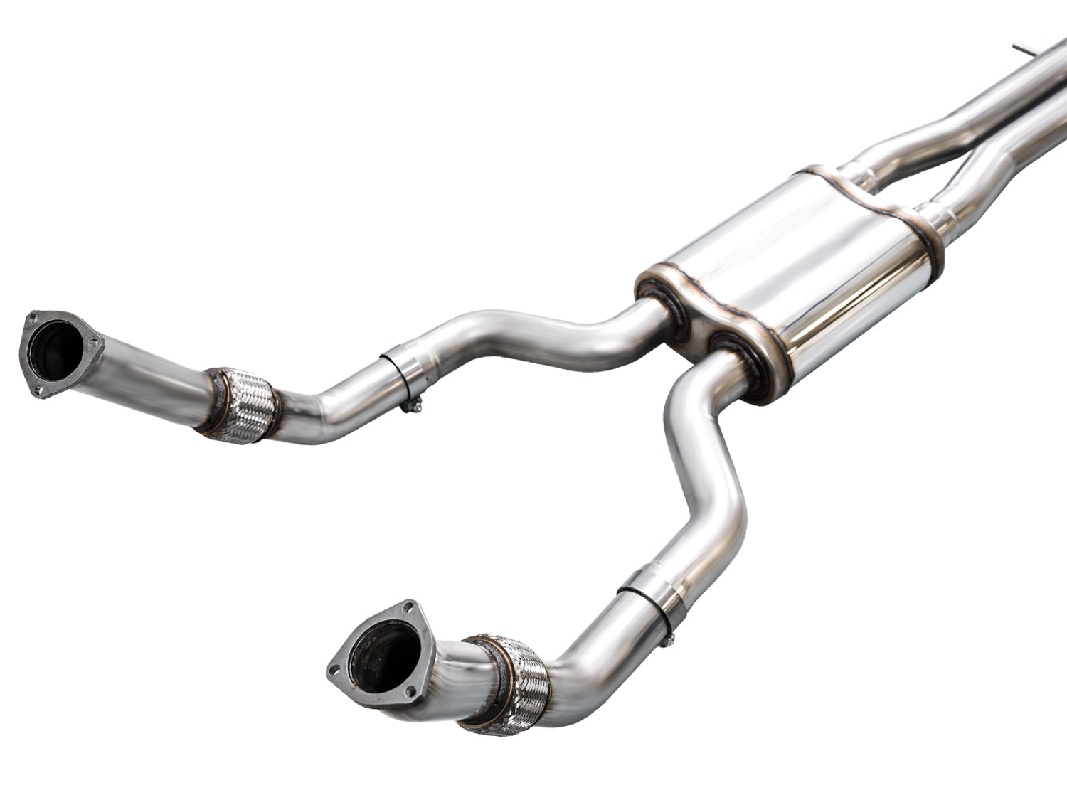 AWE SwitchPath™ Exhaust for C8 Audi RS 6/RS 7 - Diamond Black RS-style Tips - out of package