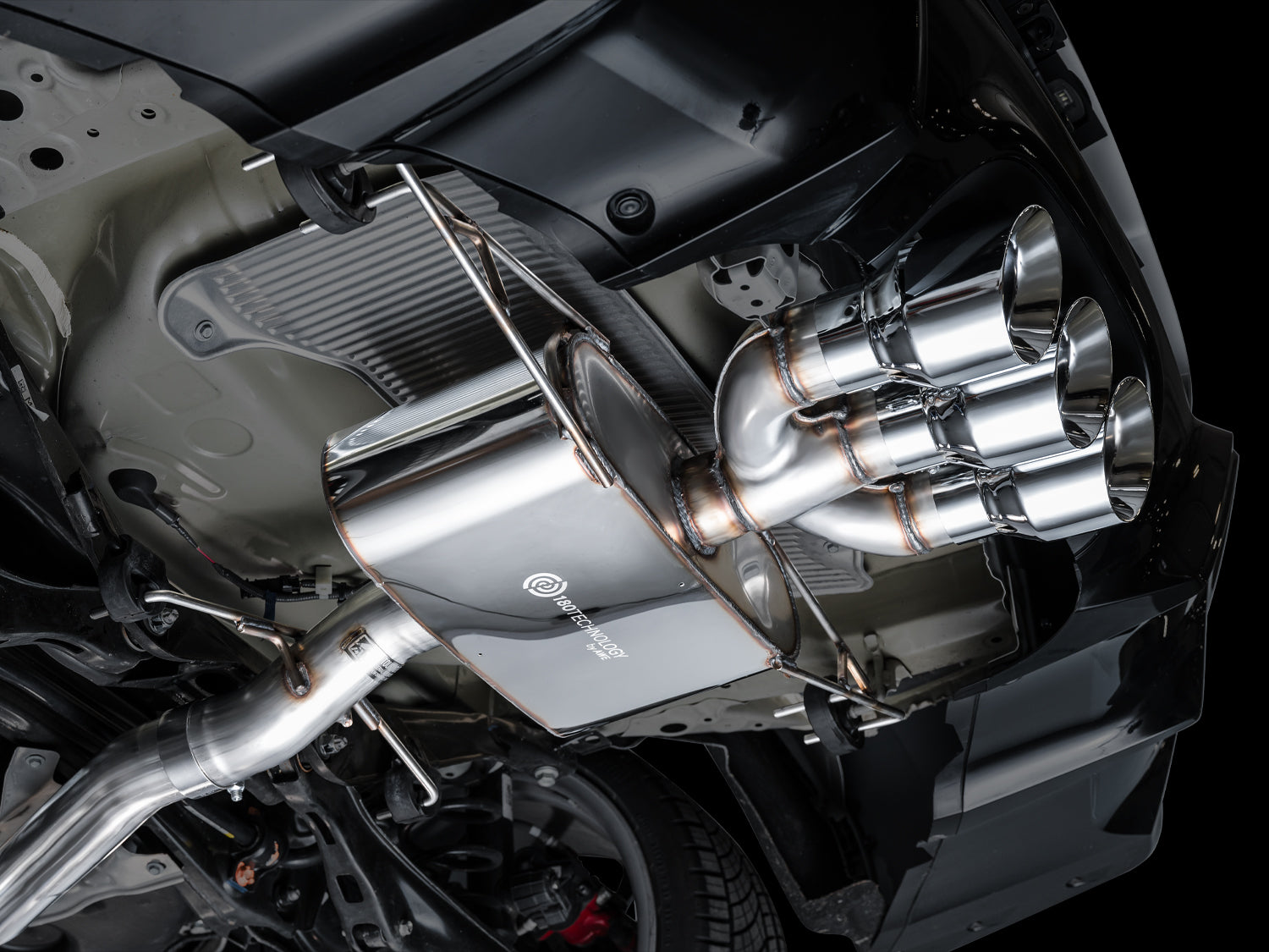 AWE Touring Edition Exhaust for DE5 Integra Type-S - Triple Chrome Silver Tips - Mounted