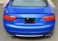 AWE Track Edition Exhaust System for B8 S5 4.2L - Diamond Black Tips - Mounted