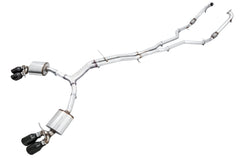 AWE Touring Edition Exhaust for Audi B9 S5 Sportback - Diamond Black 102mm Tips - Primary