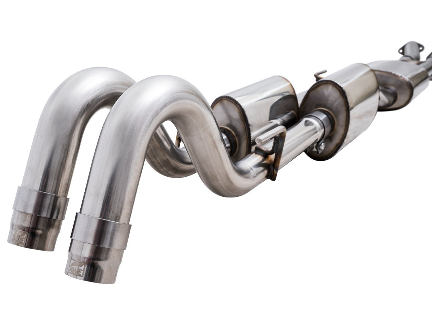 AWE 0FG Exhaust with BashGuard for 3rd Gen Tacoma - No Tips - Primary
