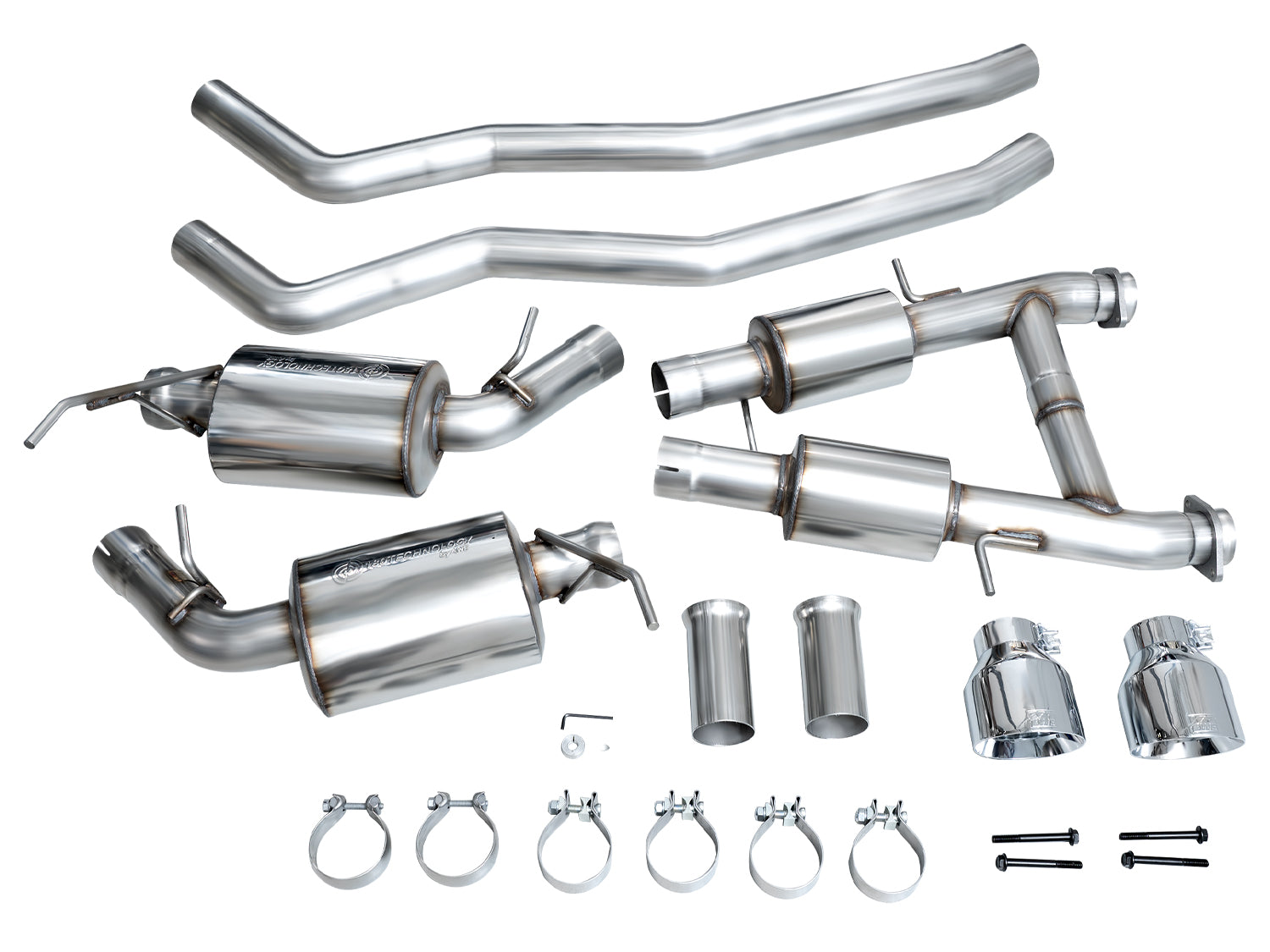 AWE Touring Edition Exhaust for Dodge Durango 3.6 / 5.7 - Chrome Silver Tips - out of package