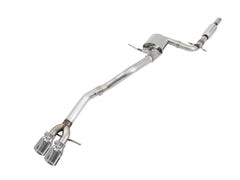AWE Track Edition Exhaust for MK6 Jetta 2.5L - Chrome Silver Tips - Primary