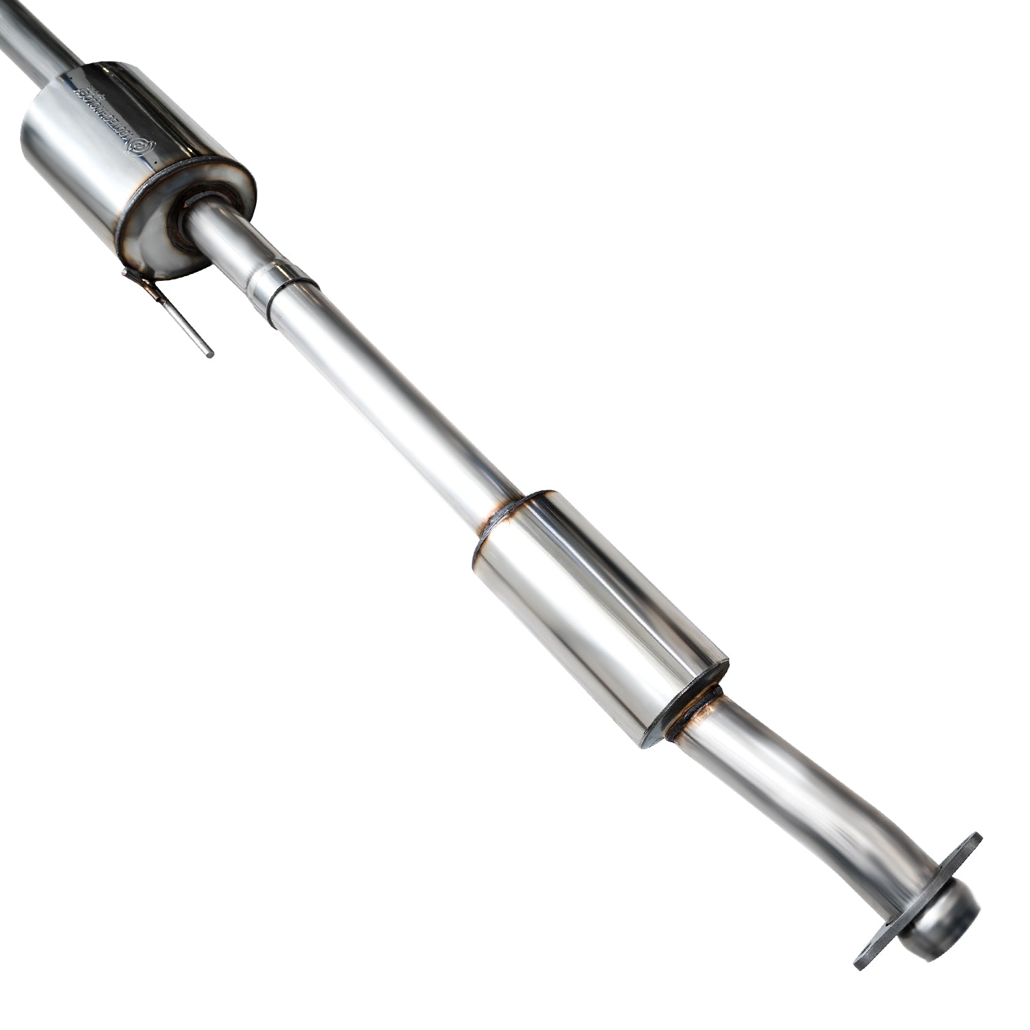 AWE 0FG Resonated Catback for '21+ Ford F-150 Tremor (With Bumper Cutouts) - Diamond Black Tips - out of package