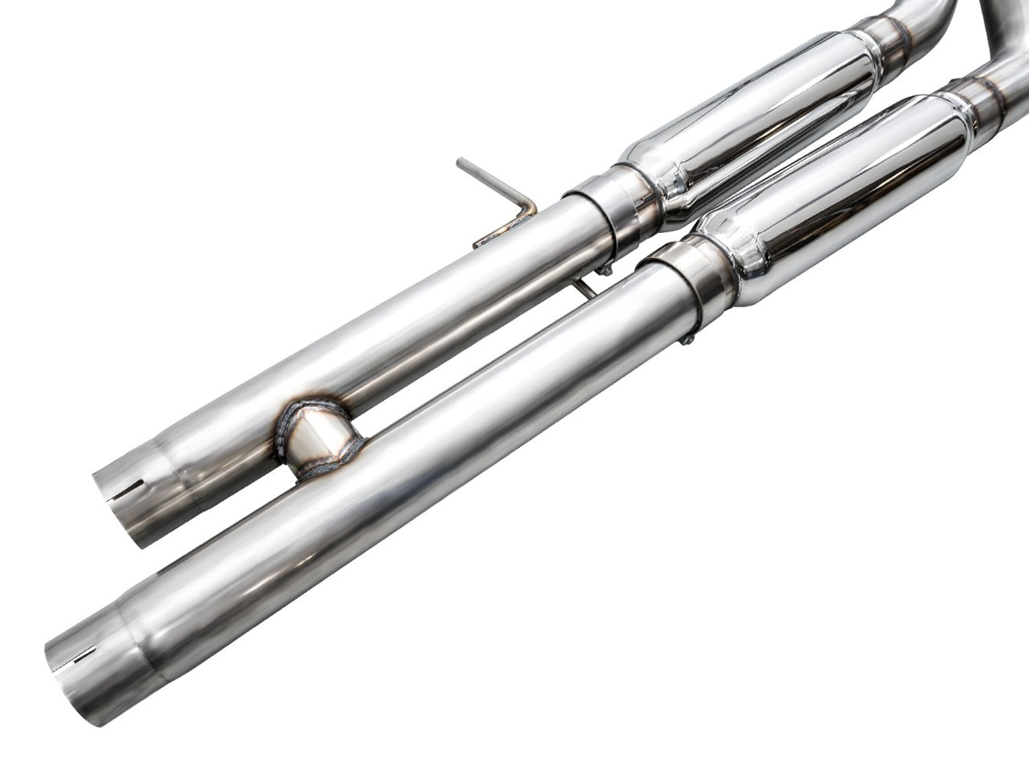 AWE SwitchPath Exhaust for Wrangler 392 - Quad BashGuards - Close Up