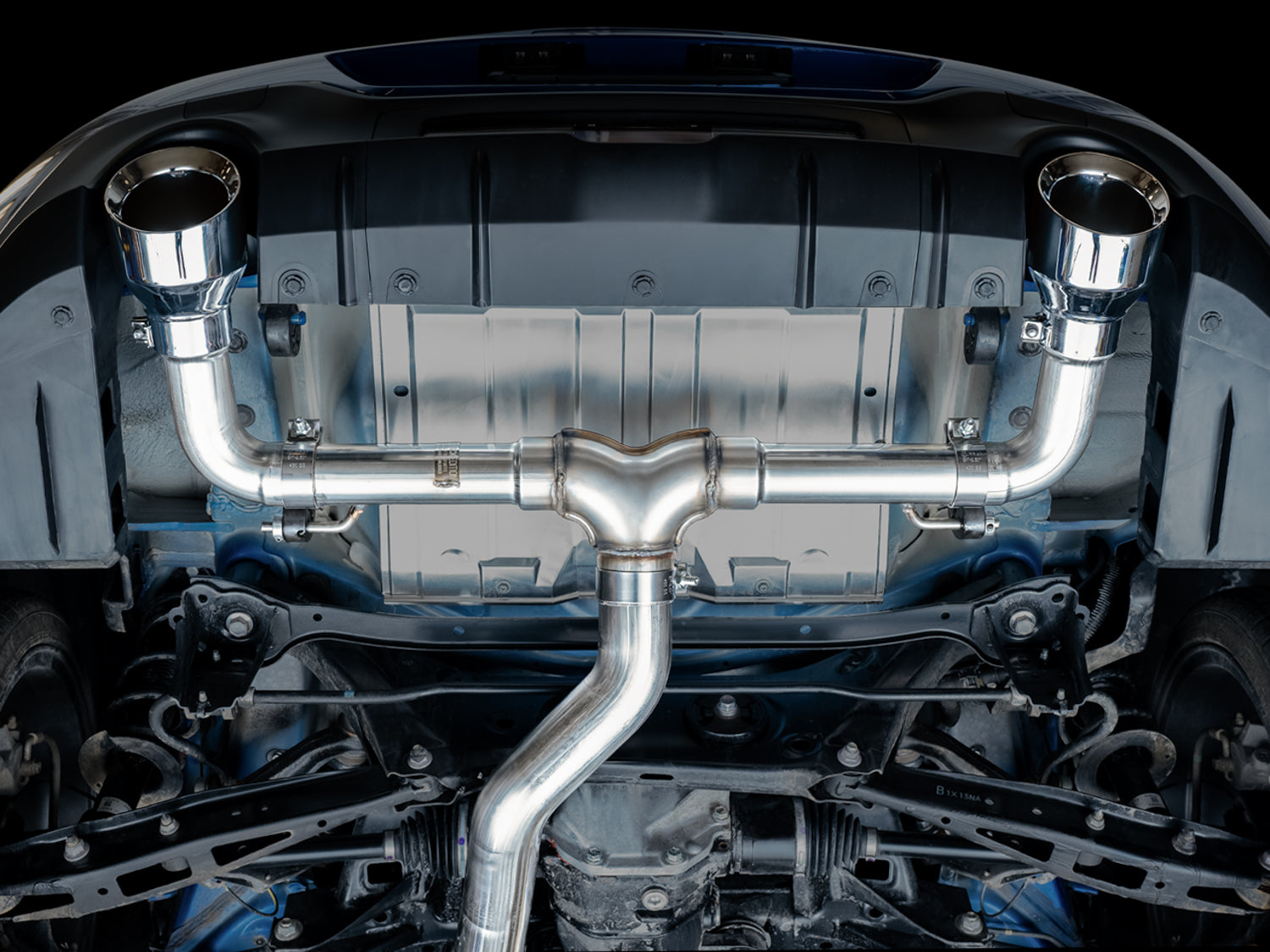AWE Track Edition Exhaust for Subaru BRZ / Toyota GR86 / Toyota 86 / Scion FR-S - Chrome Silver Tips - out of package