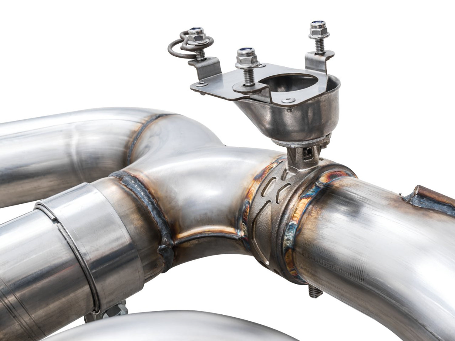 AWE SwitchPath Catback Exhaust for BMW G8X M3/M4 - Diamond Black Tips - Close Up