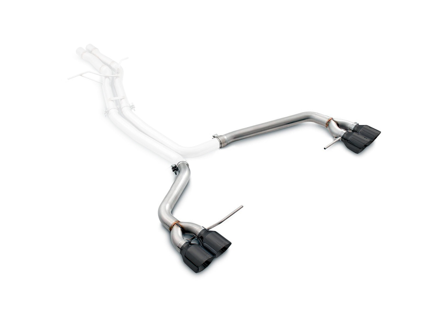 AWE Track Edition Axle-back Exhaust for Porsche Macan S / GTS / Turbo - Diamond Black 102mm Tips - Primary