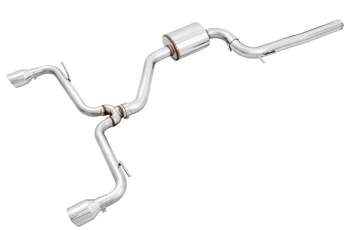 AWE Track Edition Exhaust for VW MK7.5 GTI - Chrome Silver Tips - Primary