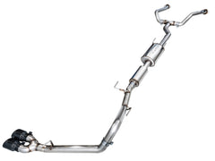 AWE 0FG Exhaust for 3rd Gen Toyota Tundra - Dual Diamond Black Tips - Primary