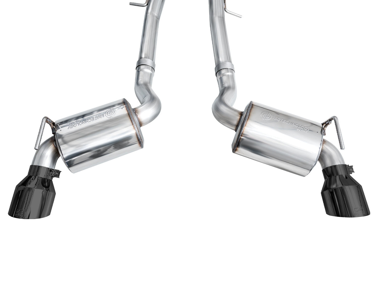 AWE Touring Edition Exhaust for Nissan Z - Diamond Black Tips - out of package