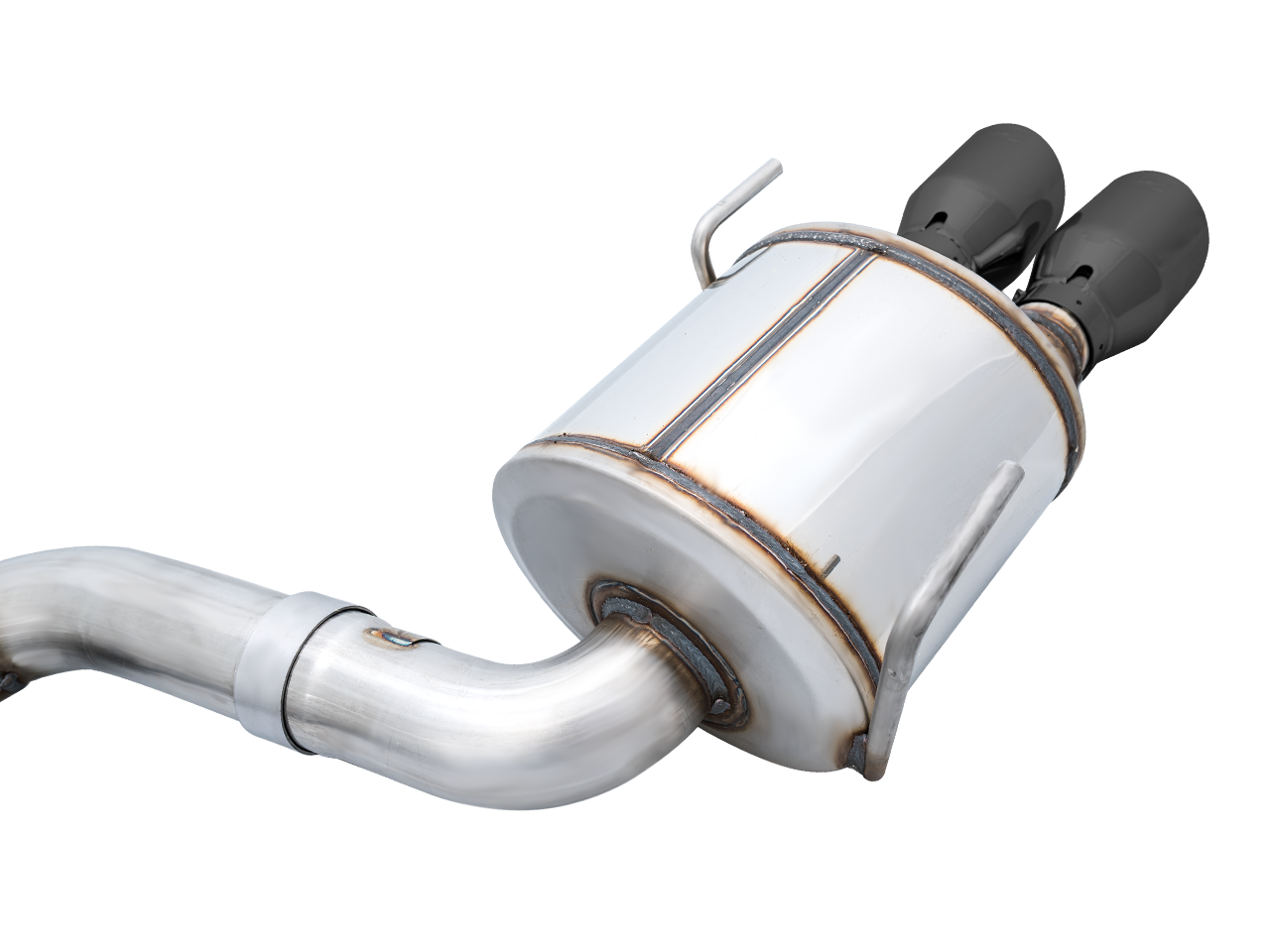 AWE Touring Edition Exhaust for VB Subaru WRX - Diamond Black Tips - out of package