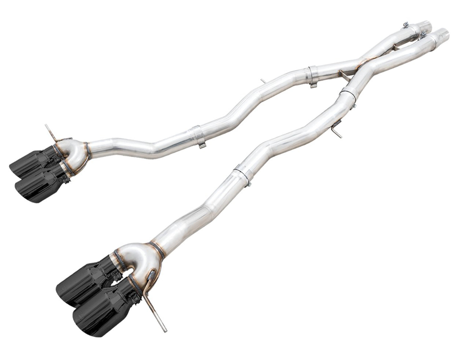 AWE Track Edition Catback Exhaust for BMW G8X M3/M4 - Diamond Black Tips - Primary