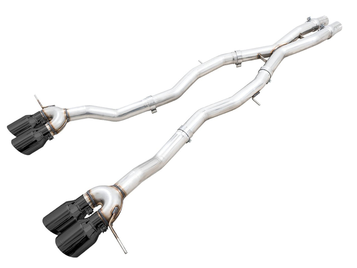 AWE Track Edition Catback Exhaust for BMW G8X M3/M4 - Diamond Black Tips - Primary