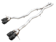 AWE Track Edition Catback Exhaust for BMW G8X M3/M4 - Diamond Black Tips - Primary