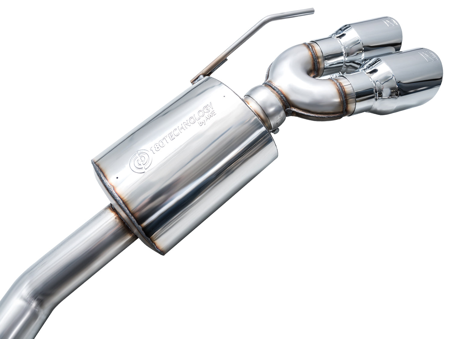 AWE Touring Edition Exhaust for Ford Explorer ST - Chrome Silver Tips - out of package