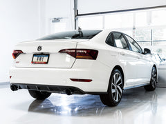 AWE Touring Edition Exhaust for MK7 Jetta GLI w/ High Flow Downpipe (not included) - Diamond Black Tips - Mounted