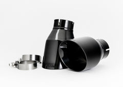 AWE Touring Edition Exhaust for Audi C7 A6 3.0T - Dual Outlet, Diamond Black Tips - out of package