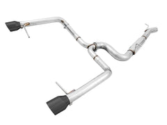AWE Track Edition Exhaust for VW Golf Alltrack / Sportwagen 4Motion - Diamond Black Tips - Primary