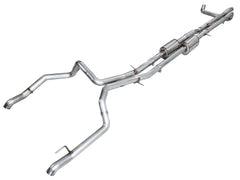 AWE 0FG Catback Split Rear Exit Exhaust for 4th Gen Silverado/Sierra 1500 6.2L (with bumper cutouts) - OE Tips - Primary