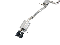 AWE Touring Edition Exhaust for MK6 Jetta 1.4T - Diamond Black Tips - Primary