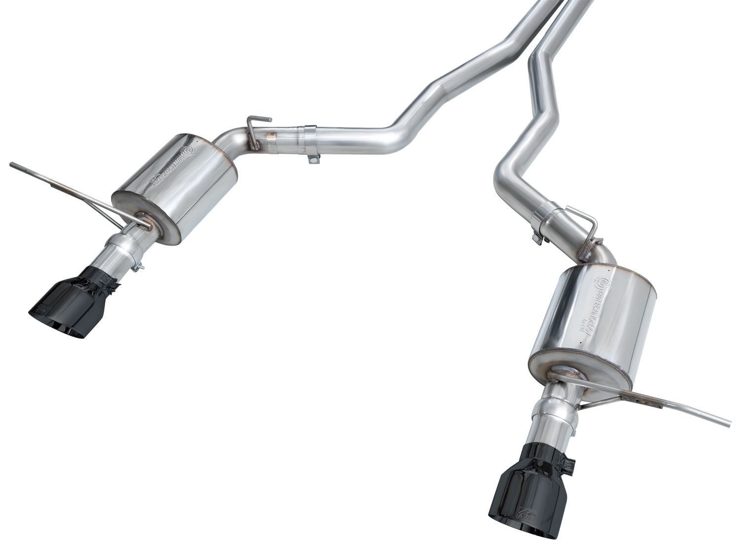 AWE Touring Edition Exhaust for Dodge Durango 3.6 / 5.7 - Diamond Black Tips - out of package