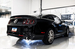 AWE Touring Edition Axle-back Exhaust for the S197 Ford Mustang GT - Chrome Silver Tips - Mounted