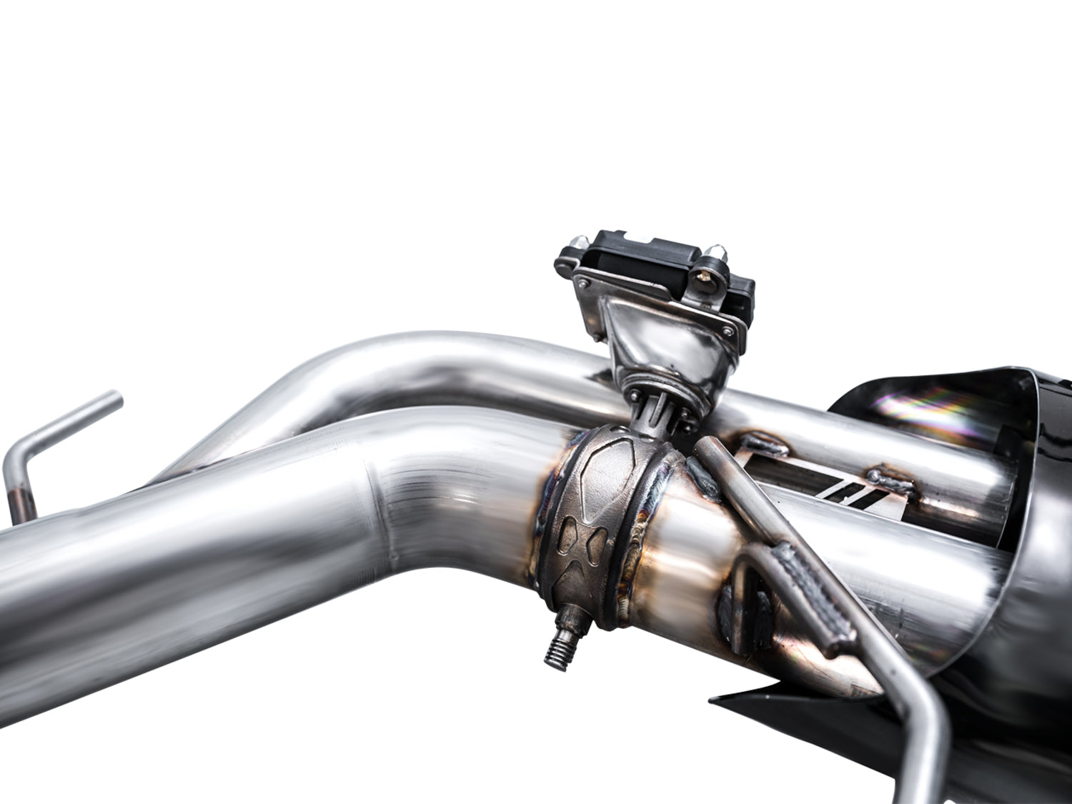 AWE SwitchPath™ Exhaust for C8 Audi RS 6/RS 7 - Diamond Black RS-style Tips - out of package