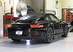 AWE SwitchPath™ Exhaust for Porsche 991 - Non-PSE cars - Chrome Silver Tips - Mounted