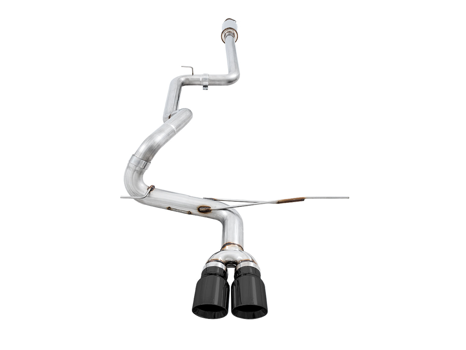 AWE Track Edition Cat-back Exhaust for Ford Focus ST - Diamond BlackTips - Primary