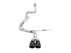 AWE Track Edition Cat-back Exhaust for Ford Focus ST - Diamond BlackTips - Primary