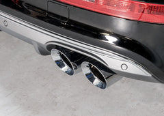 AWE Touring Edition Exhaust for 8R SQ5 - Quad Outlet, Chrome Silver Tips - Mounted