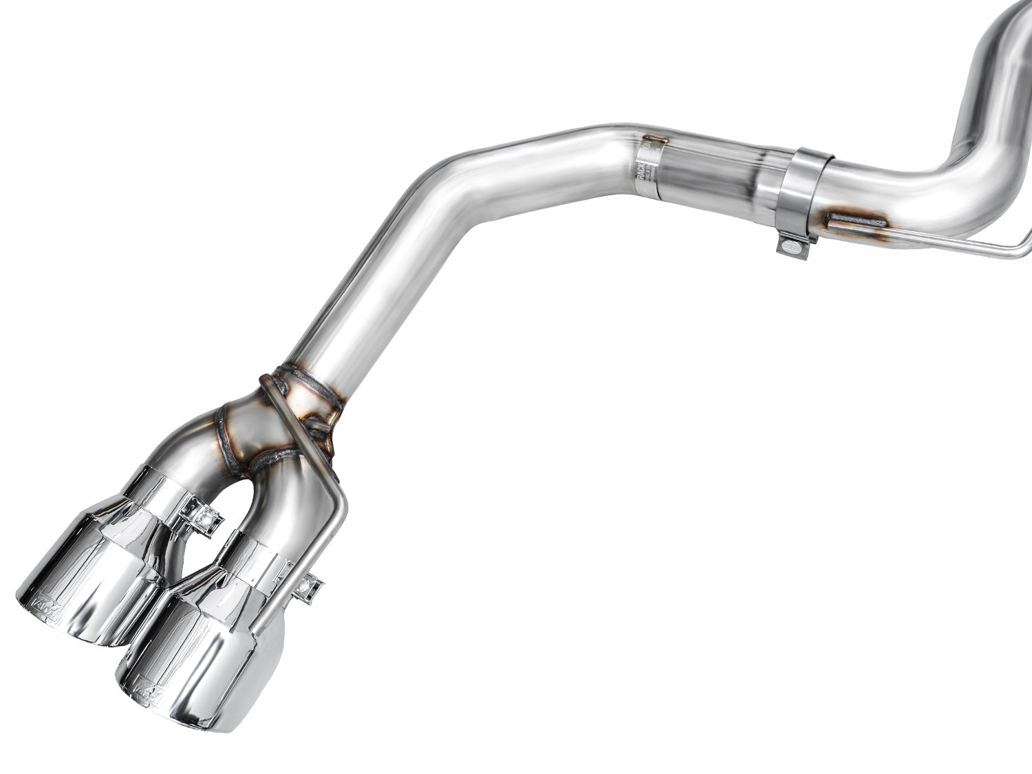 AWE Track Edition Exhaust for S650 Ford Mustang GT Fastback - Quad Chrome Silver Tips - out of package