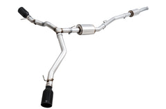 AWE Tread Edition Catback Dual Exhaust for Jeep JT 3.6L - Diamond Black Tips - Primary