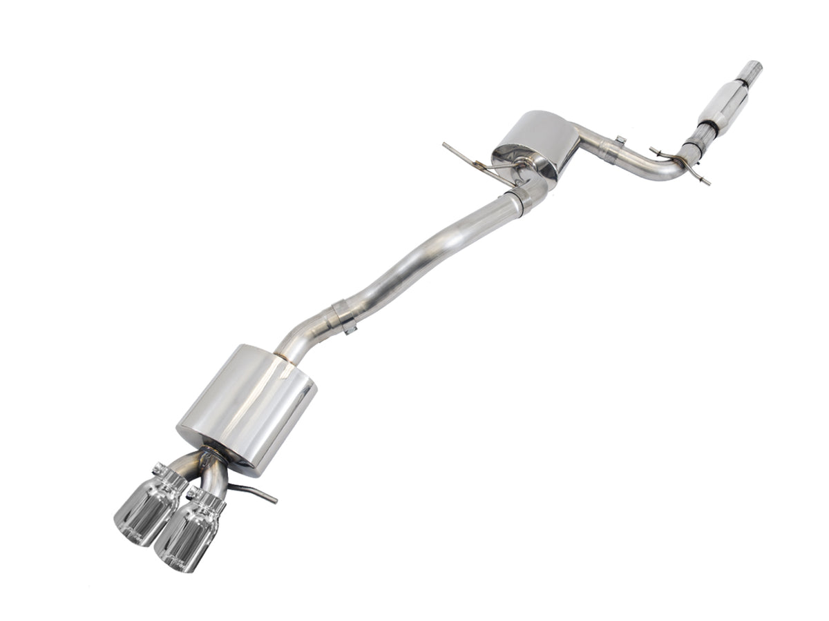 AWE Touring Edition Exhausts for MK5 Jetta, MK6 Sportwagen 2.5L - Chrome Silver Tips - Primary