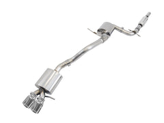 AWE Touring Edition Exhausts for MK5 Jetta, MK6 Sportwagen 2.5L - Chrome Silver Tips - Primary