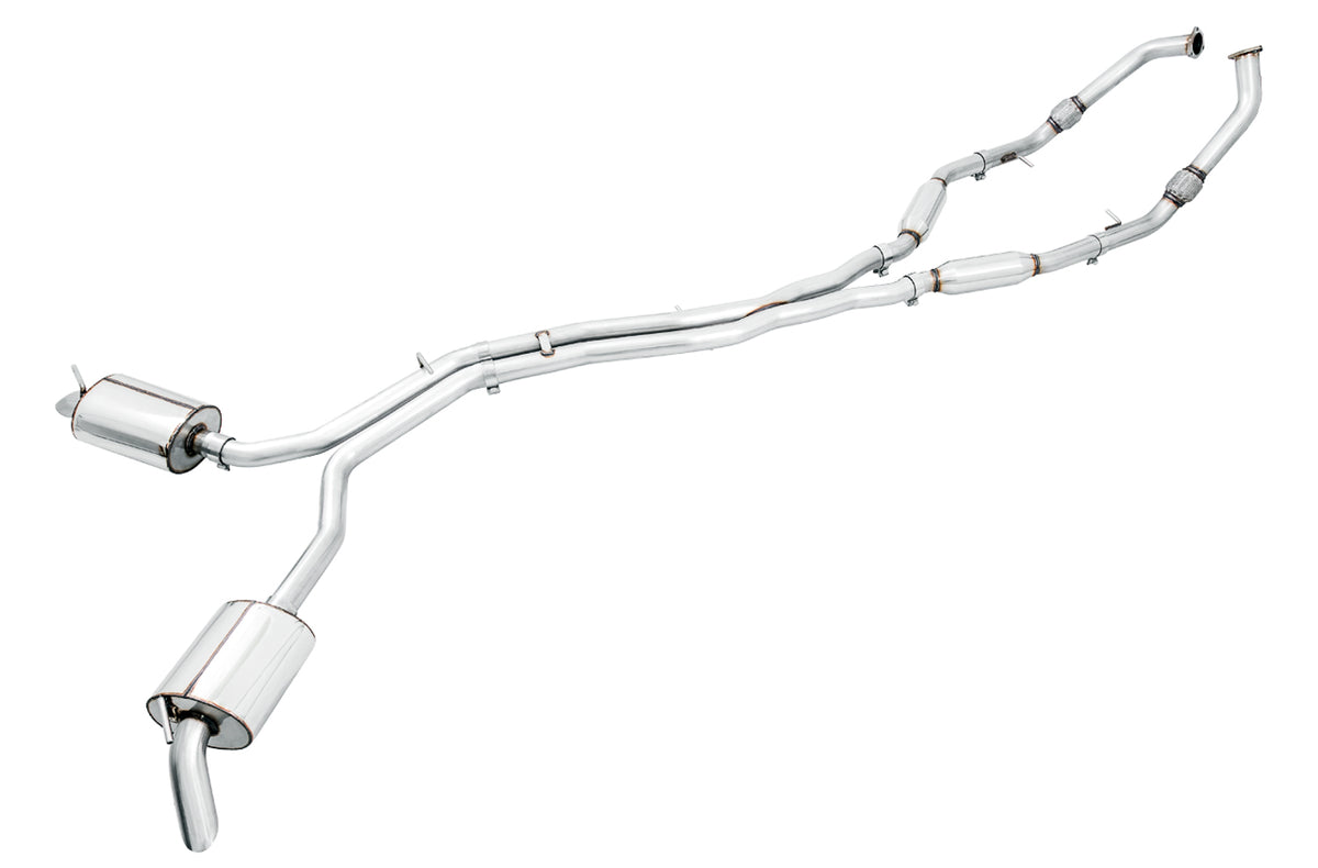 AWE Touring Edition Exhaust for Audi B9 SQ5 - Non-Resonated - No Tips (Turn Downs) - Primary