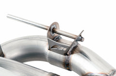 AWE Touring Edition Axle Back Exhaust for BMW F3X 335i/435i - Chrome Silver Tips (102mm) - Close Up