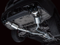 AWE Touring Edition Exhaust for Ford Explorer ST - Diamond Black Tips - Mounted