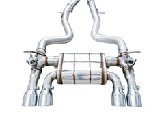 AWE SwitchPath™ Catback Exhaust for BMW F8X M3/M4 - Chrome Silver - out of package