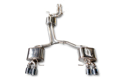 AWE Touring Edition Exhaust for 8R SQ5 - Quad Outlet, Chrome Silver Tips - Primary