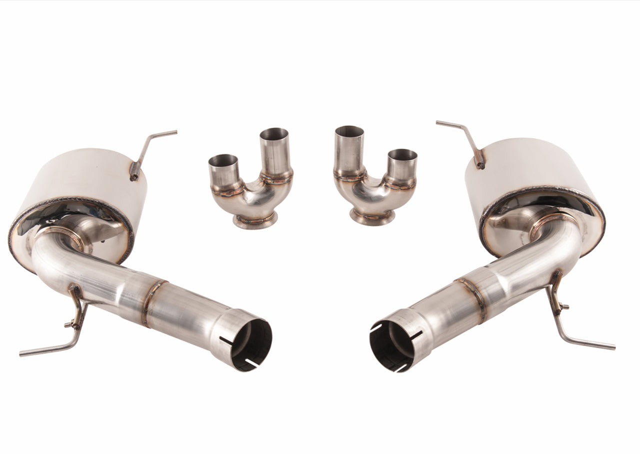 AWE Touring Edition Axle Back Exhaust for BMW F10 M5, Chrome Silver Tips - Primary