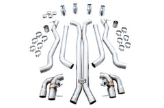 AWE SwitchPath™ Catback Exhaust for BMW F90 M5 - Chrome Silver Tips - out of package