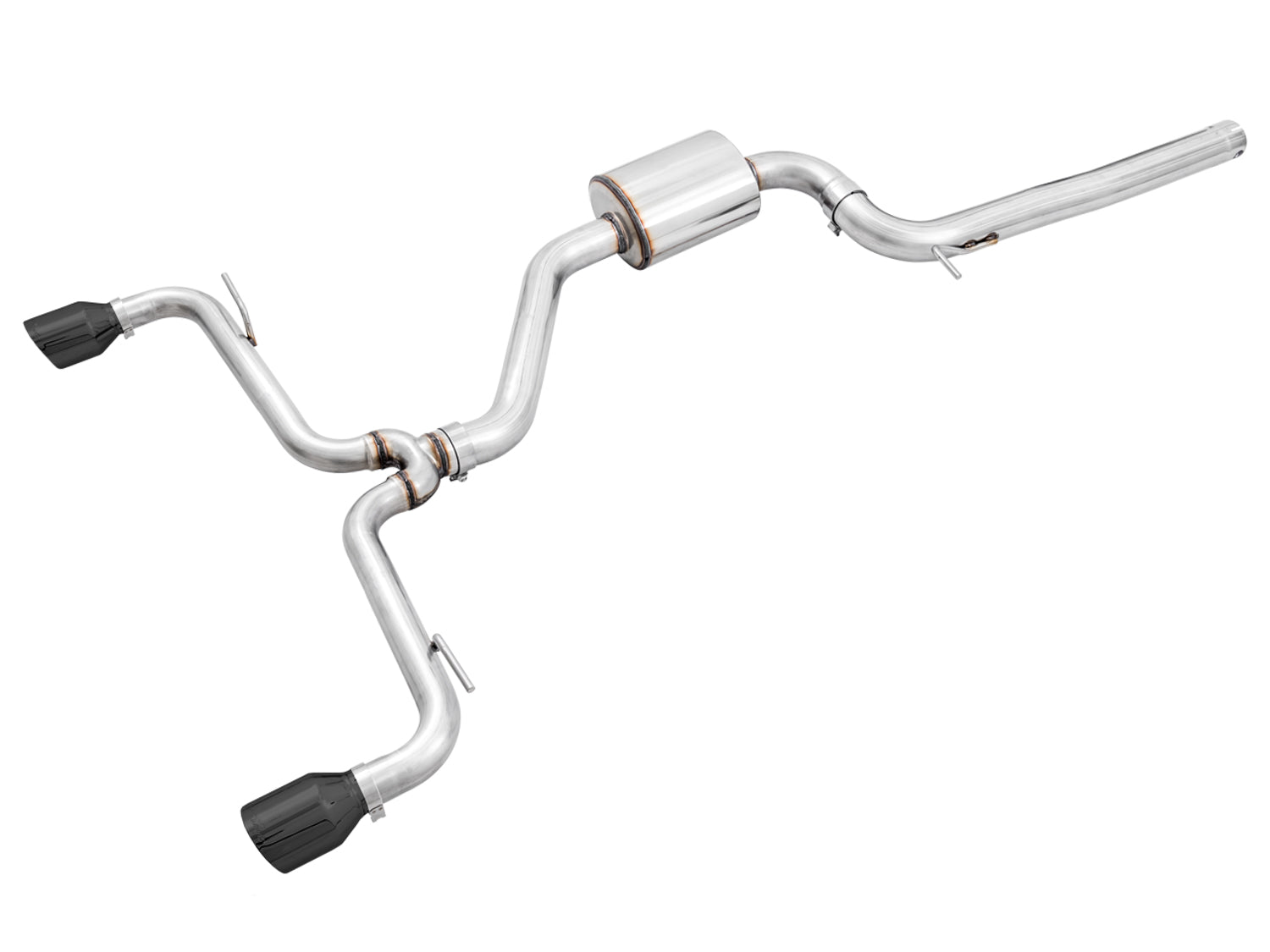 AWE Track Edition Exhaust for VW MK7 GTI - Diamond Black Tips - Primary