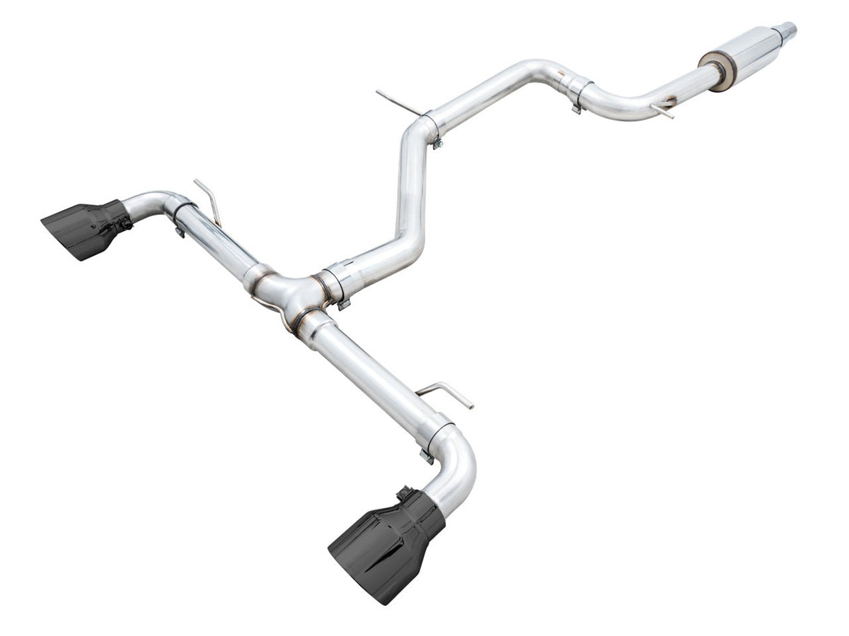 AWE Track Edition Exhaust for VW MK8 GTI - Diamond Black Tips - Primary