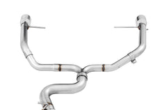 AWE Track Edition Exhaust for VW Golf Alltrack / Sportwagen 4Motion - Chrome Silver Tips - out of package