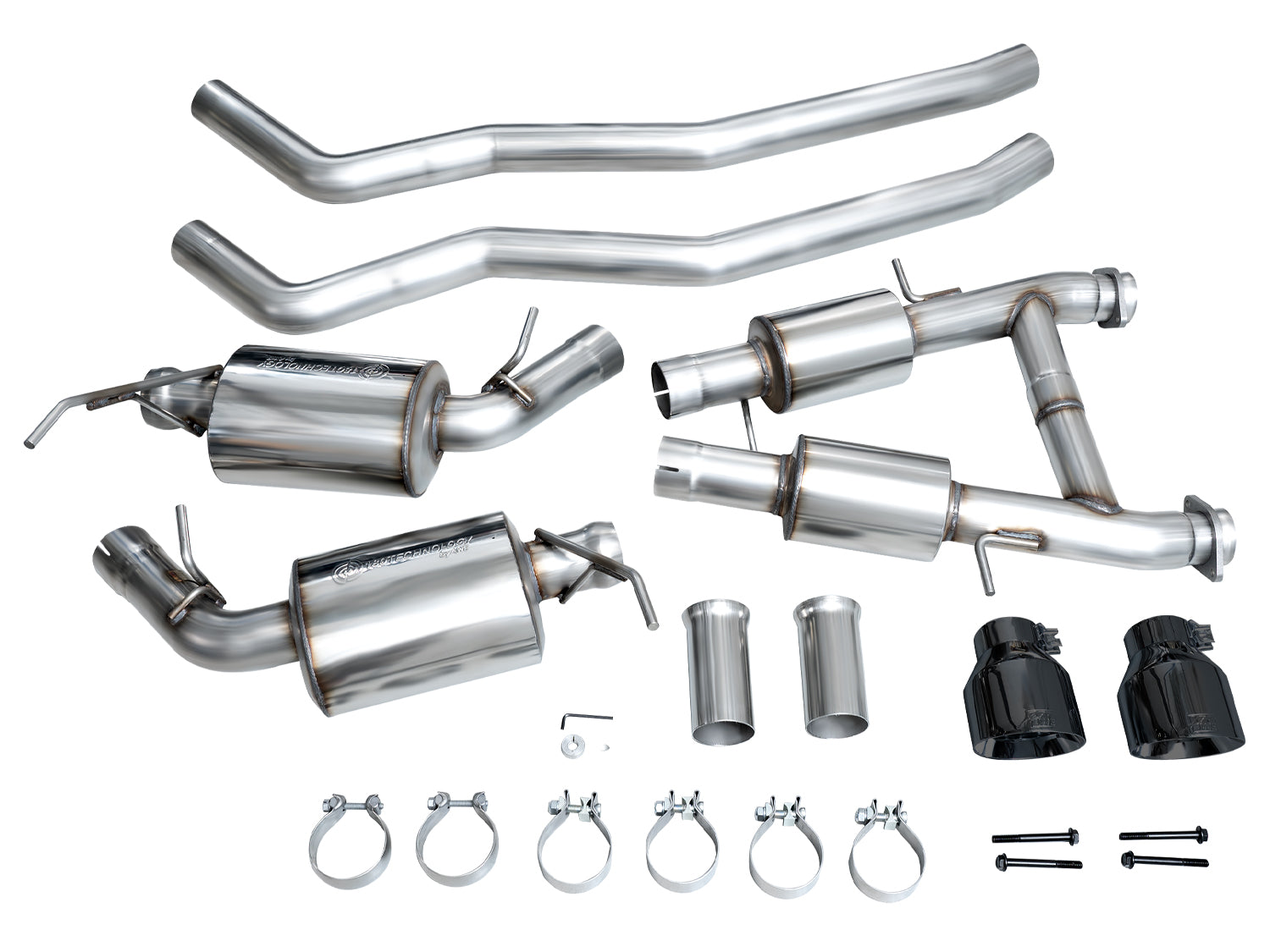 AWE Touring Edition Exhaust for Dodge Durango 3.6 / 5.7 - Diamond Black Tips - out of package