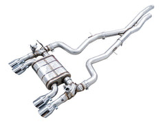 AWE SwitchPath™ Catback Exhaust for BMW F8X M3/M4 - Chrome Silver - Primary