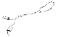 AWE Touring Edition Exhaust for Audi B9 SQ5 - Resonated - No Tips (Turn Downs) - Primary